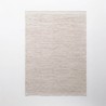 Wollen en katoenen tapijt 250x350 cm, beige - Elowen