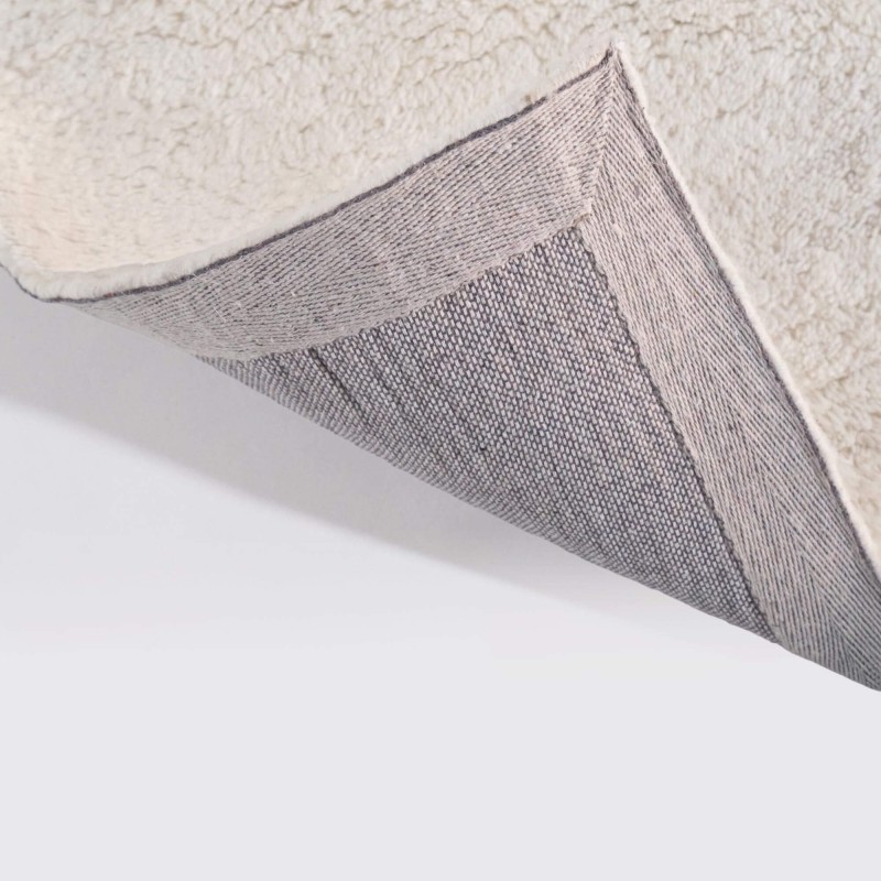 Wollen tapijt 160x230 cm, wit - Handa