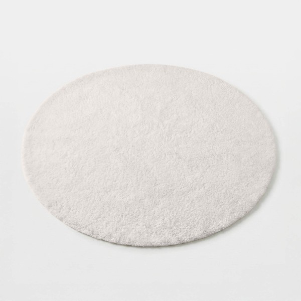 Wollen tapijt 150x150 cm, wit - Handa