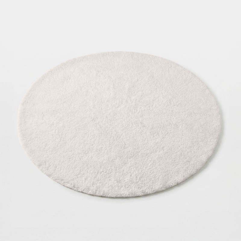 Wollen tapijt 150x150 cm, wit - Handa