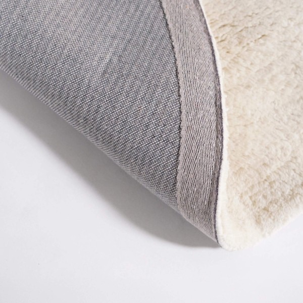 Wollen tapijt 200x200 cm, wit - Handa