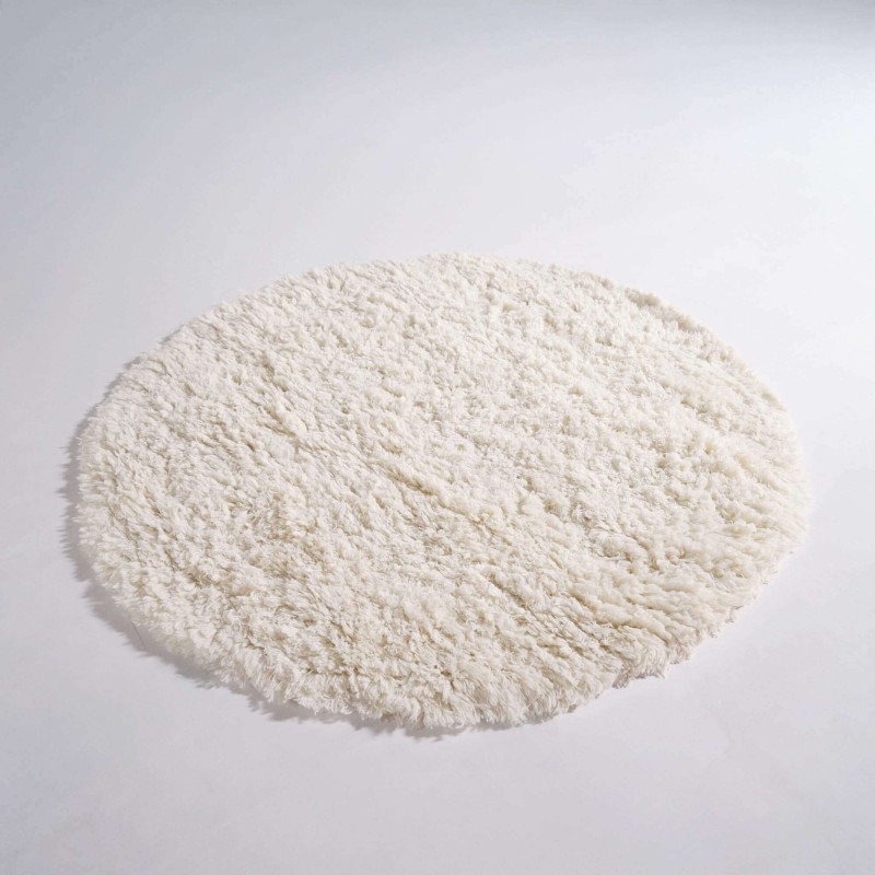 Wollen tapijt 200x200 cm, wit - Ruma