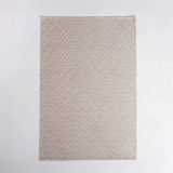 Wollen tapijt 140x200 cm, wit-beige - Arvo