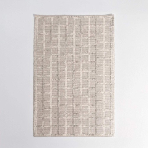Wollen tapijt 140x200 cm, wit-beige - Silva