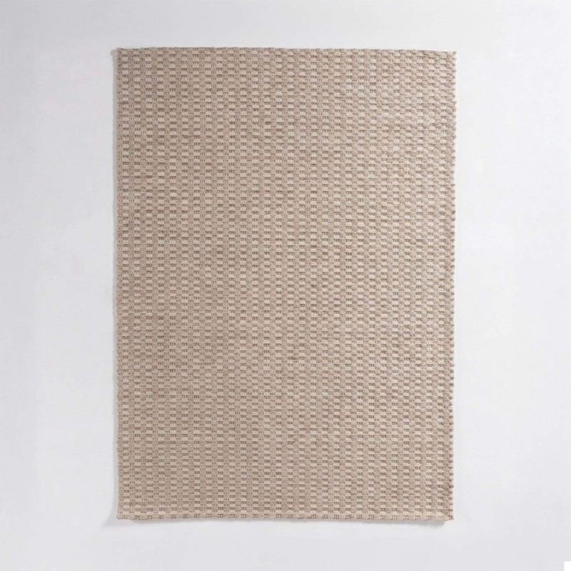 Wollen tapijt 140x200 cm, wit-beige - Orin