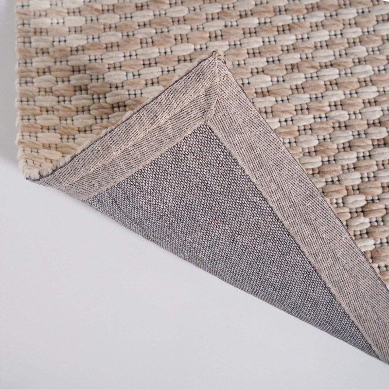 Wollen tapijt 140x200 cm, wit-beige - Orin