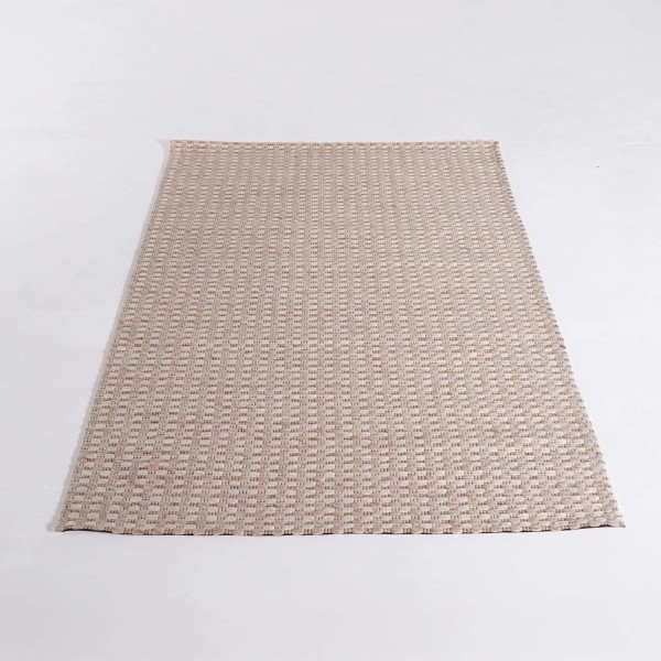 Wollen tapijt 140x200 cm, wit-beige - Orin