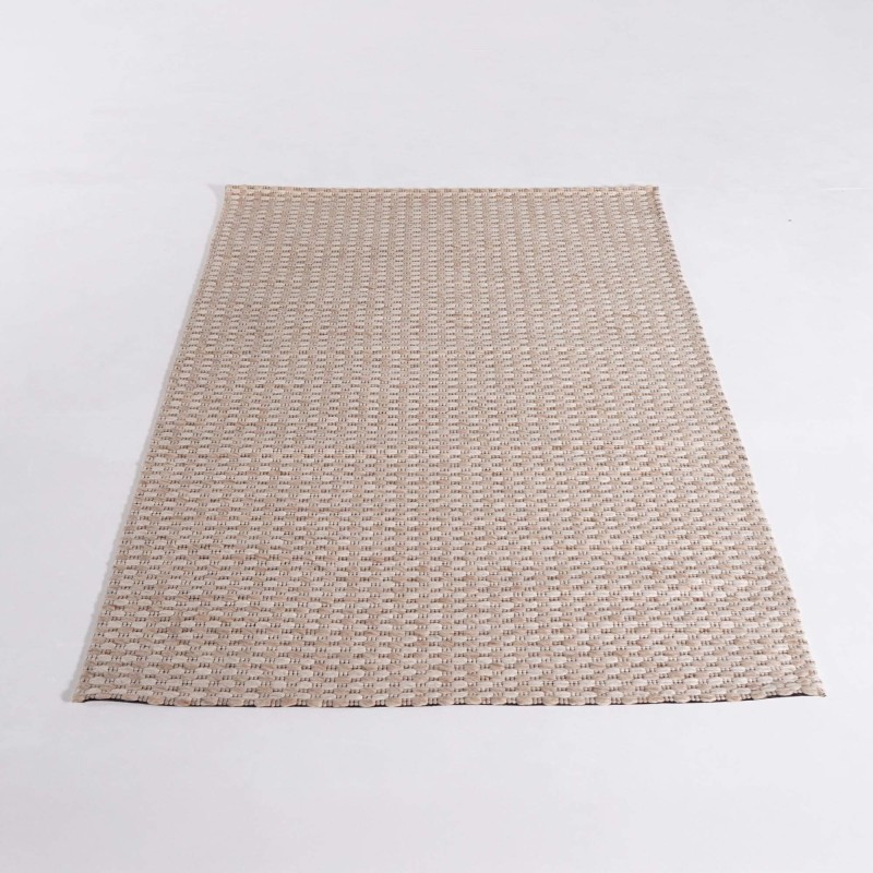 Wollen tapijt 140x200 cm, wit-beige - Orin