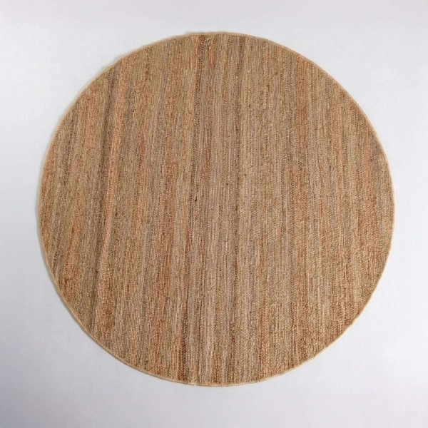 Jute tapijt 200x200 cm, wit-beige - Noa