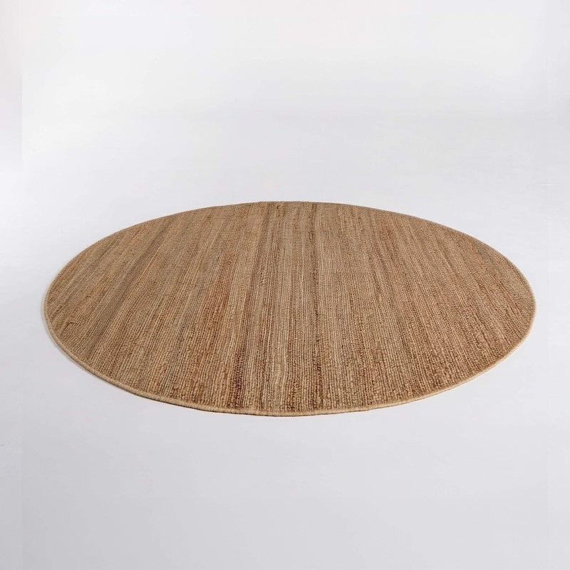 Jute tapijt 200x200 cm, wit-beige - Noa