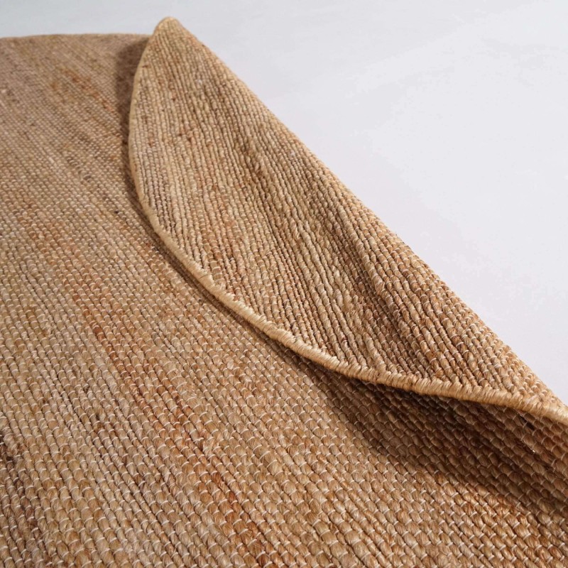 Jute tapijt 200x200 cm, wit-beige - Noa