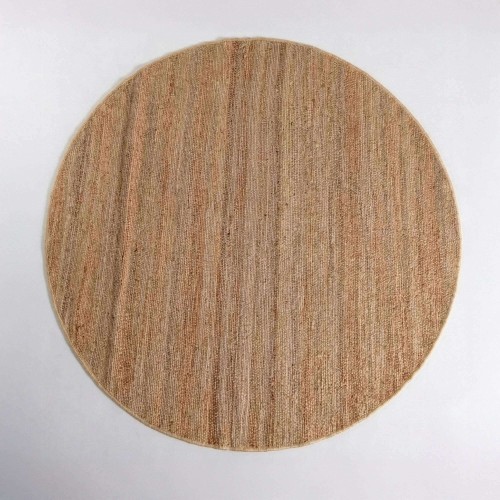 Jute tapijt 150x150 cm, wit-beige - Noa