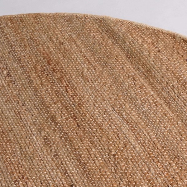 Jute tapijt 150x150 cm, wit-beige - Noa