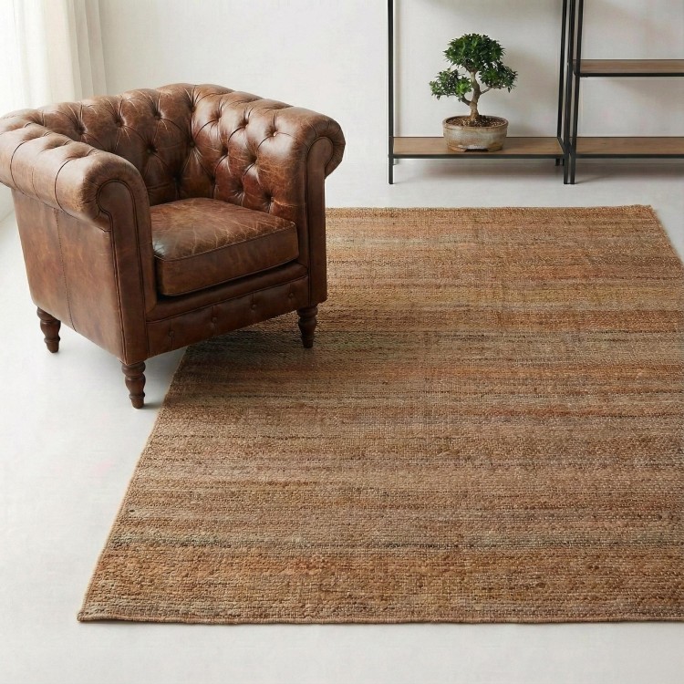 Jute tapijt 140x200 cm, wit-beige - Noa