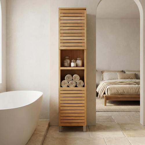 Massief houten badkamerkolom - Reva