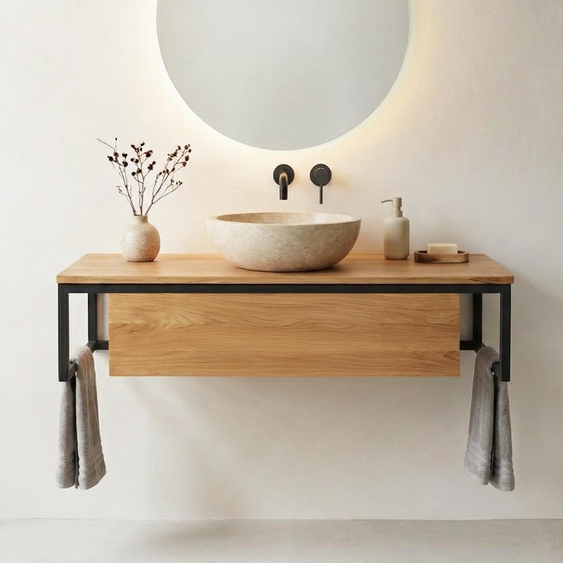 Badkamermeubel 120 cm - Loft