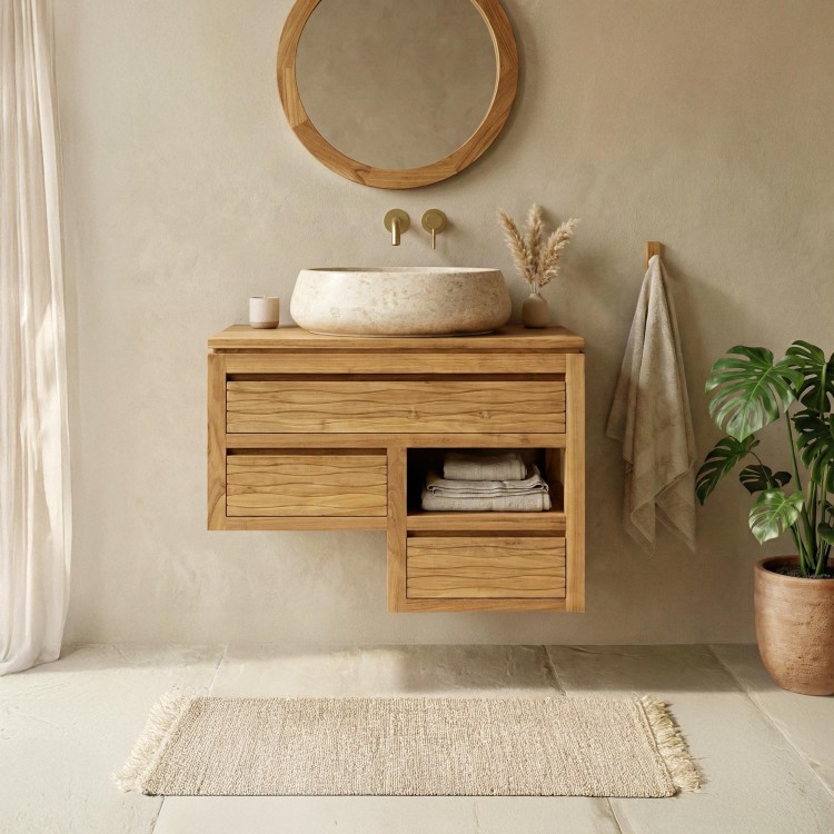 Badkamermeubel 80 cm - Wave