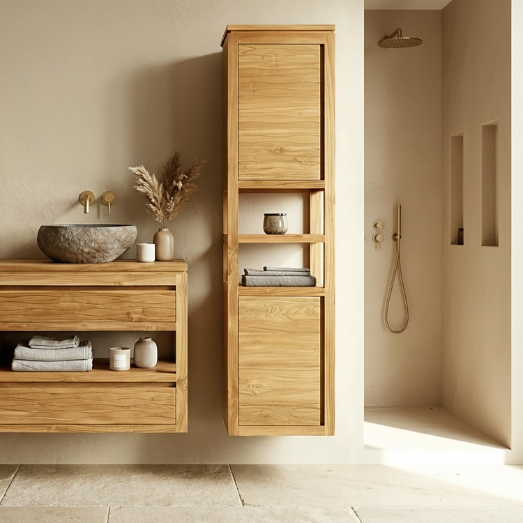 Opbergkolom voor badkamer - Wave