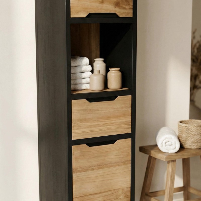 Opbergkolom voor badkamer - Bold