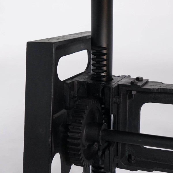 Industriële in hoogte verstelbare eettafel 220 cm