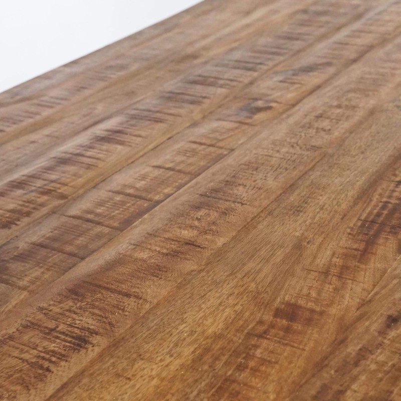 Industriële in hoogte verstelbare eettafel 220 cm