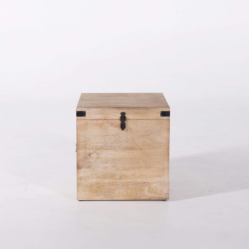 Opbergkist in natuurlijk hout - Haven