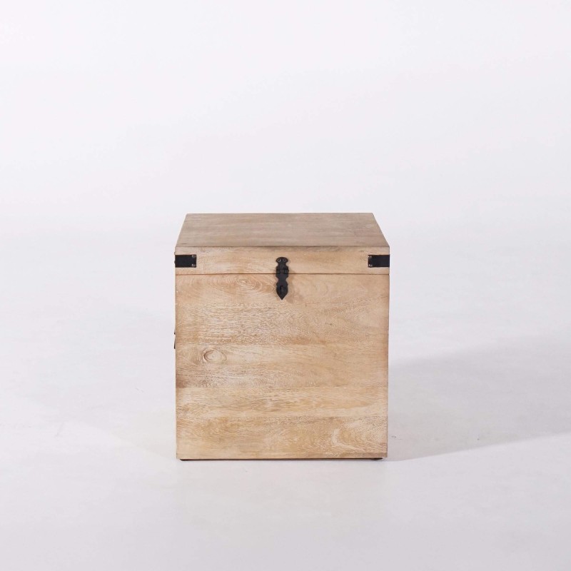 Opbergkist in natuurlijk hout - Haven