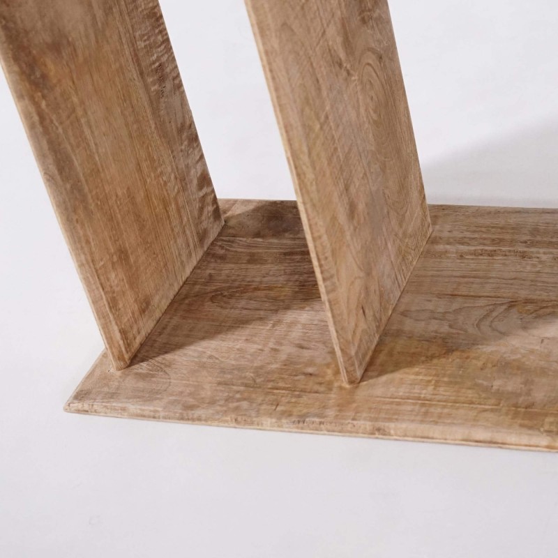 Bijzettafeltje in massief hout - Luno