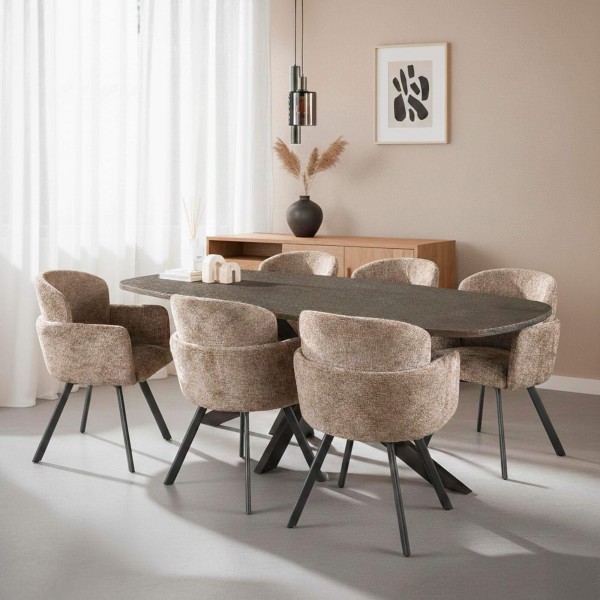 Comfortabele draaifauteuil voor de eetkamer - Navi