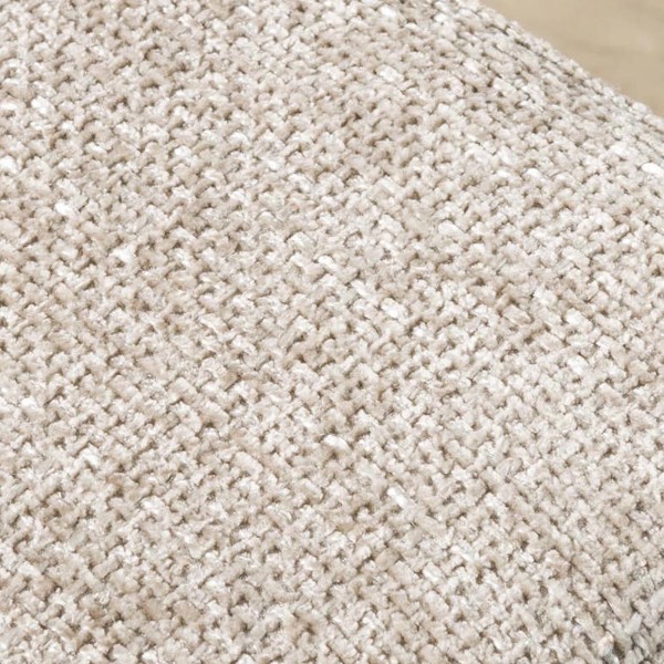 Loungefauteuil voor in de woonkamer, gemaakt van badstof en met metalen poten - Mellow