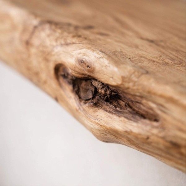 Industriële wandplank in hout en metaal (set van 5) – Frame