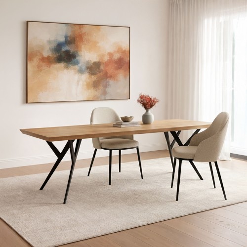 Eettafel met vlinderpoten