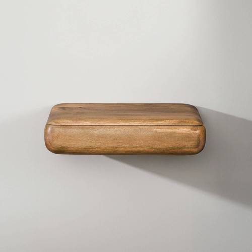 Hangend nachtkastje van massief hout met lade – Elia