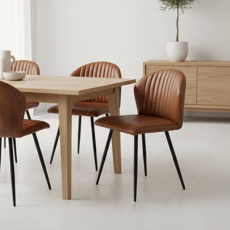 Lederen stoel MADISON