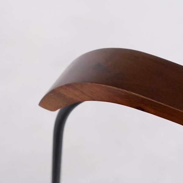 Vintage leren fauteuil in bruin 1-zits - Cosy