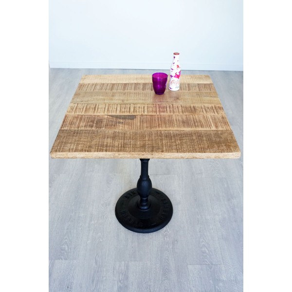 Vierkante bistrotafel 70 cm