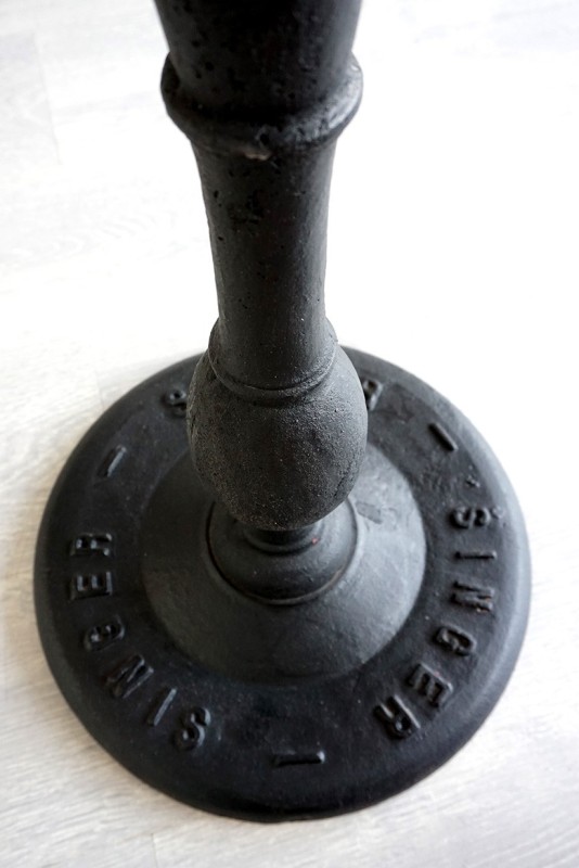 Ronde industriële bistrotafel 60 cm