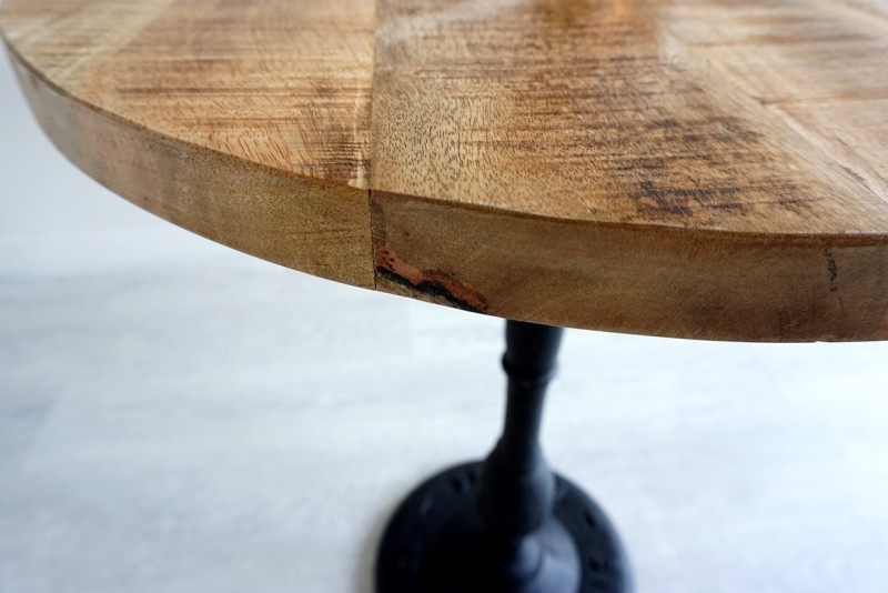 Ronde industriële bistrotafel 60 cm