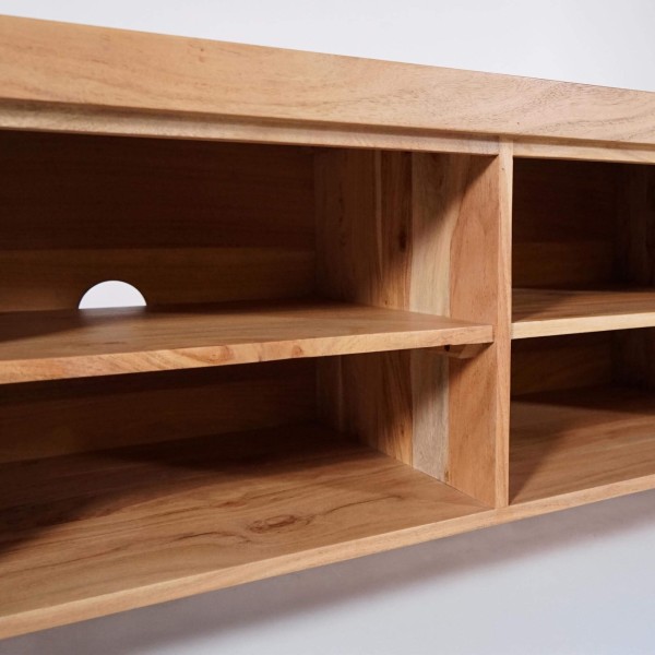 Tv-meubel in hout en metaal 220 cm - Liverpool