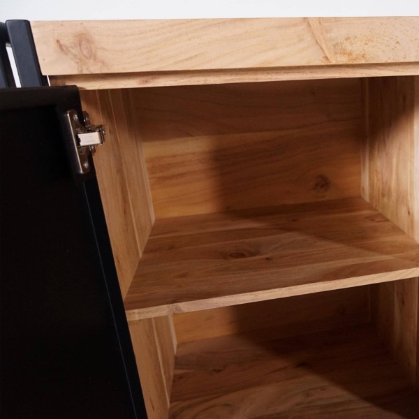 Dressoir in massief hout in industriële stijl - Liverpool