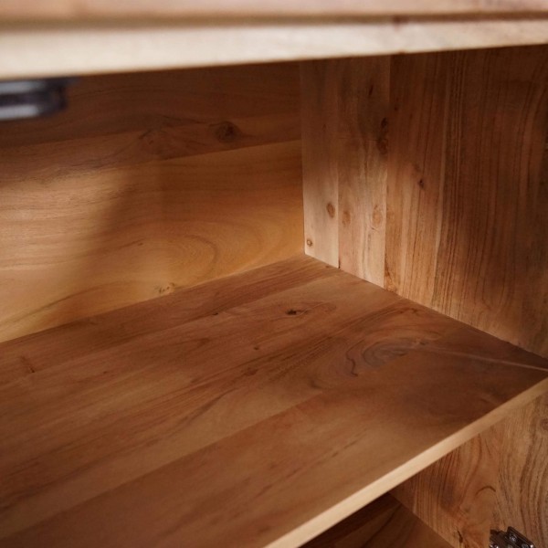 Dressoir in massief hout in industriële stijl - Liverpool