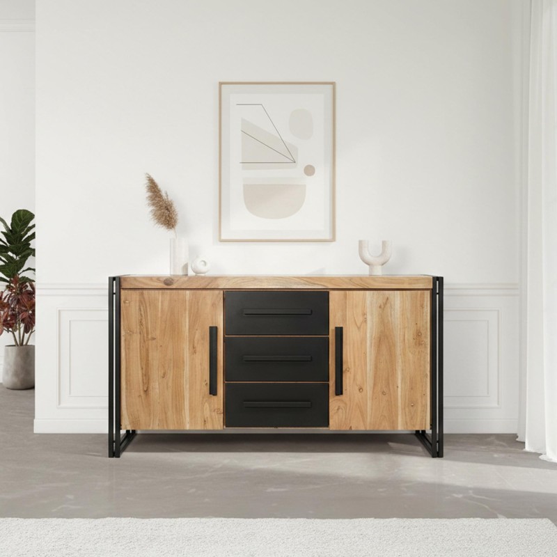 Industriële dressoir 2 deuren Liverpool