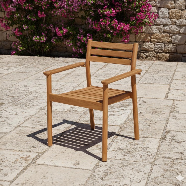 Tuinstoel van teakhout - Sento