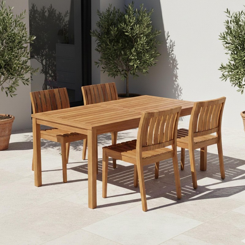 Tuinstoel van teakhout - Juno