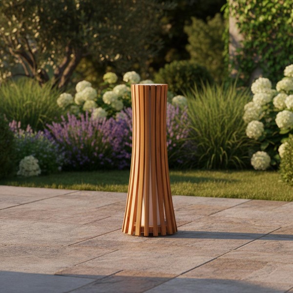 Buitenlamp van teakhout H52 cm - Liven