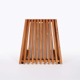 Buitenlamp van teakhout H50 cm - Nori