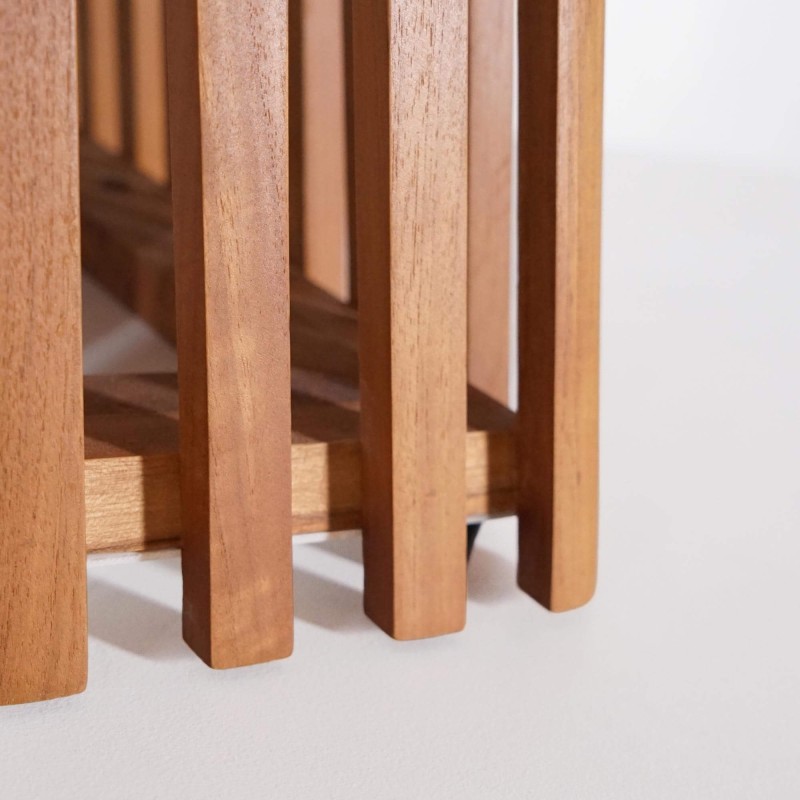 Buitenlamp van teakhout H50 cm - Nori