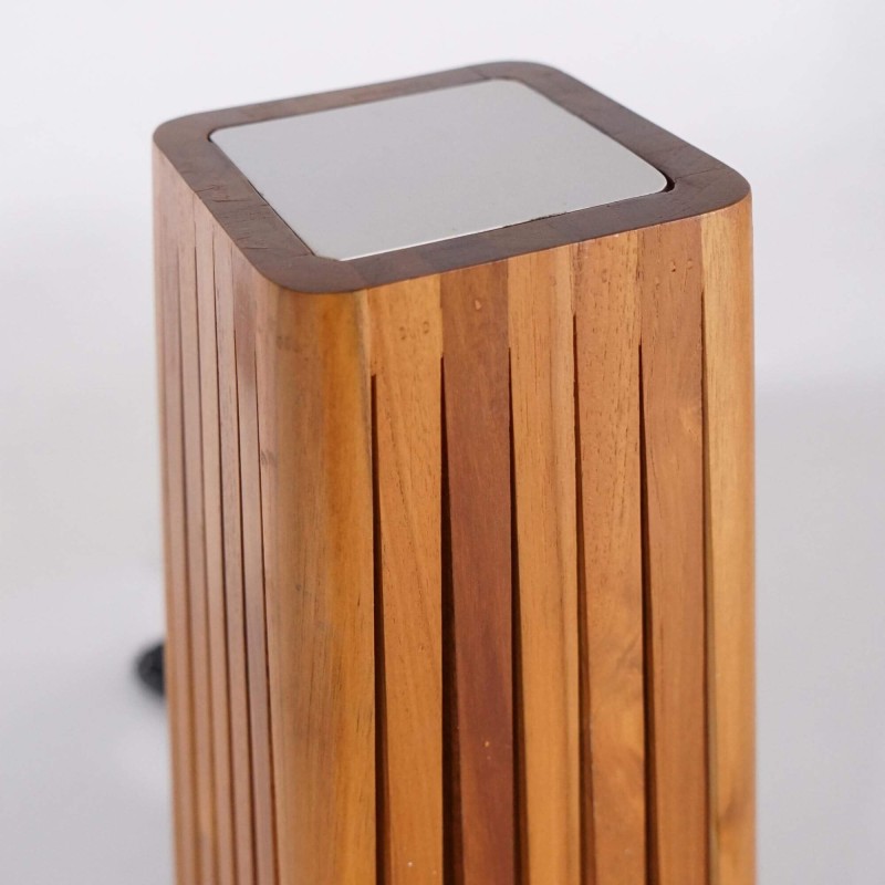 Buitenlamp van teakhout H50 cm - Taro