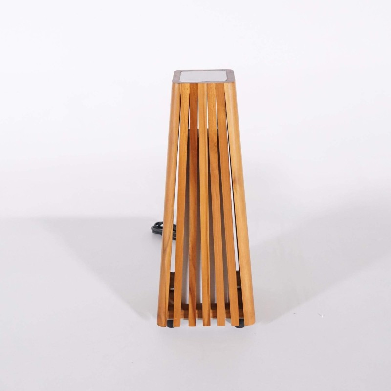 Buitenlamp van teakhout H50 cm - Taro