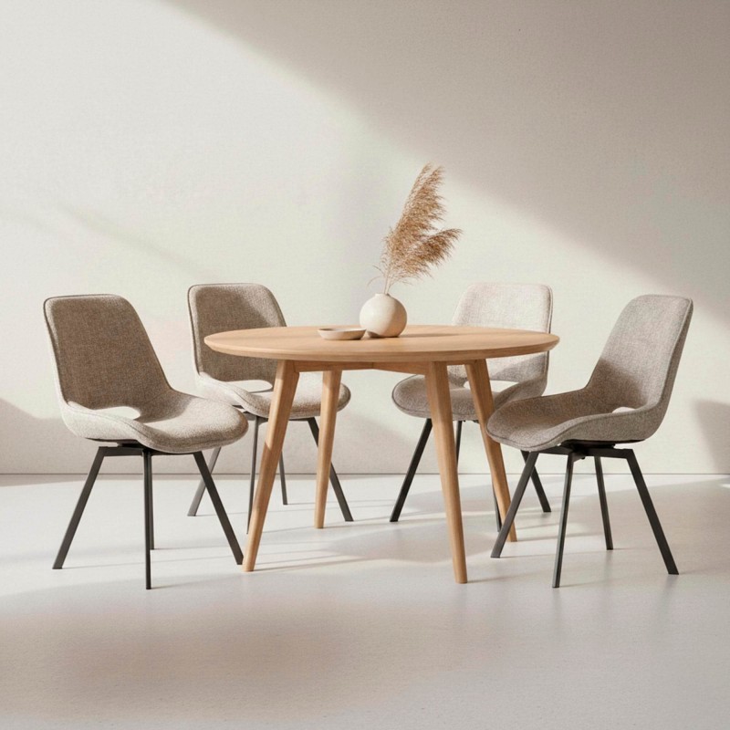 Design draaifauteuil voor de eetkamer - Dune